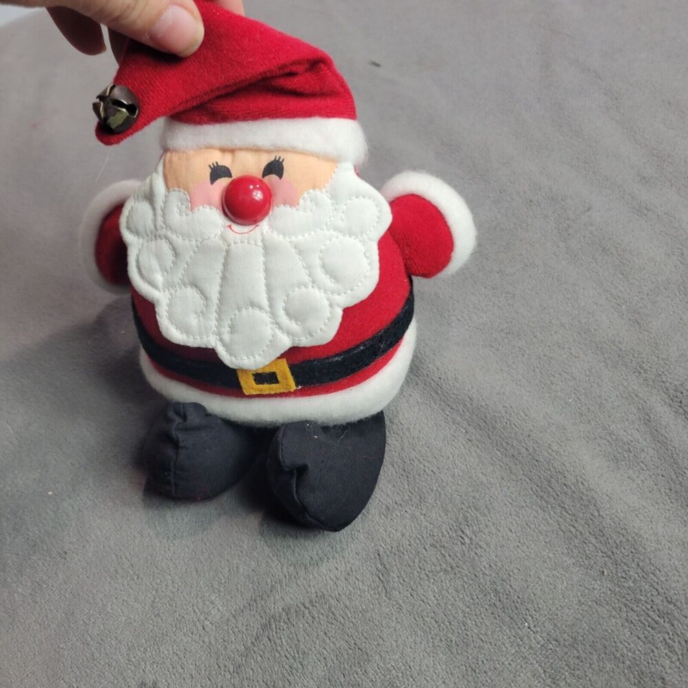Vintage Hallmark‎ Santa Claus Bean Bag Plush Toy - Picture 6 of 9